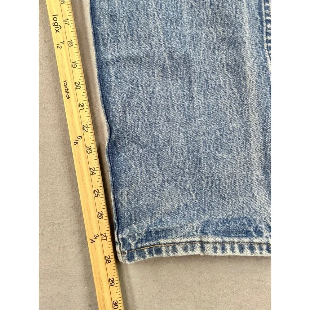 Wrangler 47MWZ Jeans Mens Blue Regular Fit Cowboy Cut Straight Leg 38x30